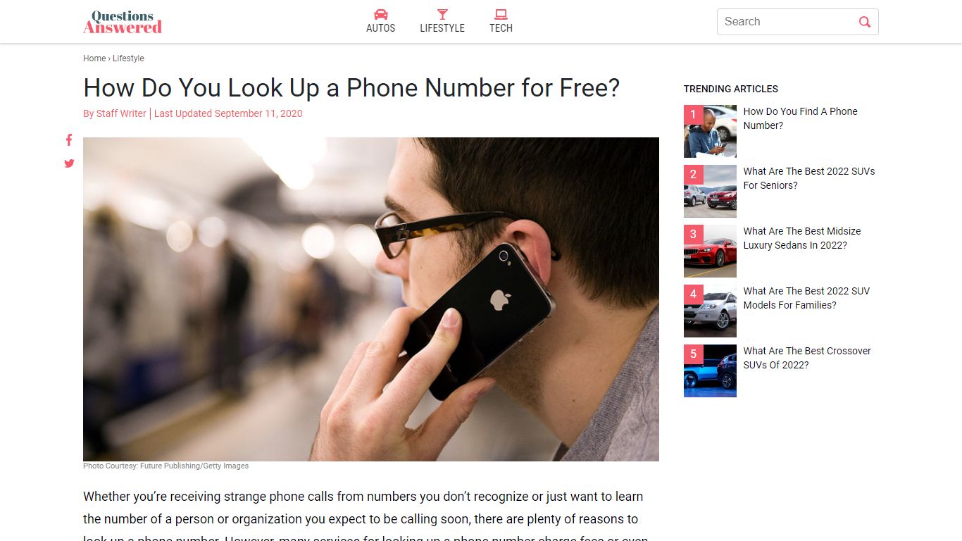 How Do You Look Up a Phone Number for Free? - QuestionsAnswered.net